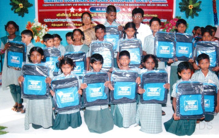 Aids and Dress materials to IEDC SSA (Handicapped) Children.jpg
